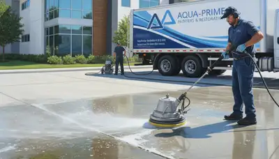Concrete pressure cleaning in Long Beach, CA for driveways, patios, and walkways