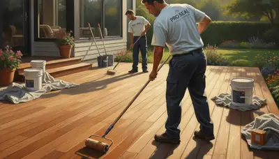 Professional deck sealing service in Long Beach, CA to protect wood from sun, moisture, and salt air