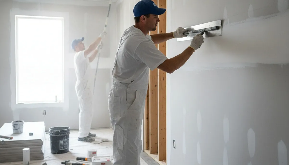 Drywall repair in Long Beach, CA for cracks, holes, and moisture damage by Long Beach Paint Pros