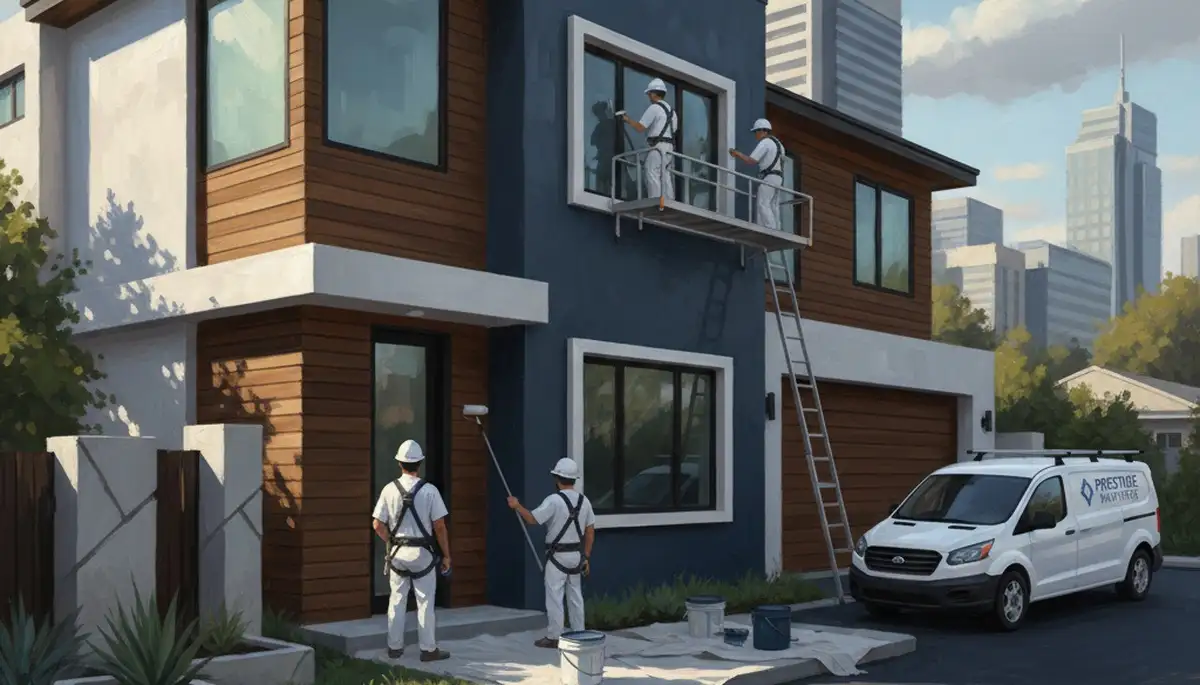 Long Beach, CA exterior house painting for coastal weather protection and curb appeal