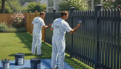 Fence painting in Long Beach, CA for lasting coastal weather protection and curb appeal