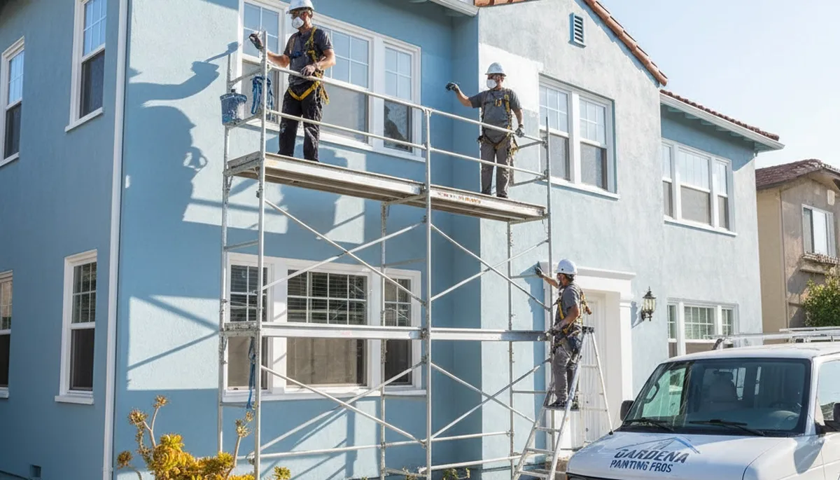 Professional painter serving Long Beach, CA, for interior and exterior painting services