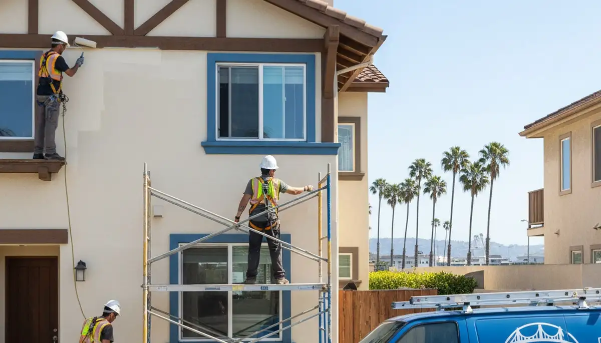Professional painter serving Long Beach, CA for residential and commercial painting services
