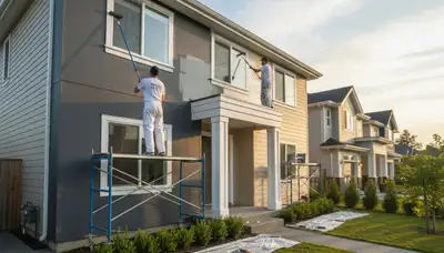 Long Beach, CA house painting service for coastal homes with durable exterior paint finish
