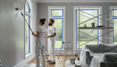 Interior house painting service in Long Beach, CA for durable, coastal-ready wall finishes