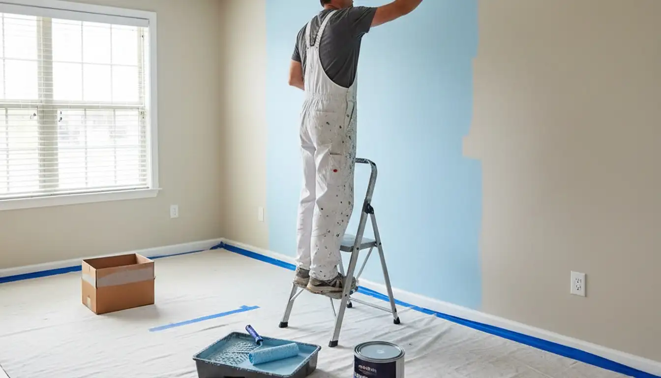 Interior house painting in Long Beach, CA for durable, coastal-ready walls and fresh room finishes