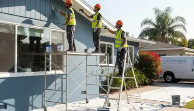 Professional painter serving Long Beach, CA for residential and commercial painting services
