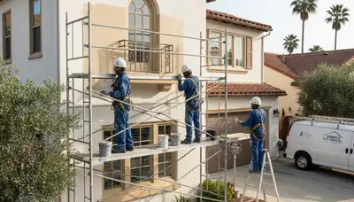 Professional house painting service in Long Beach, CA for interior and exterior projects