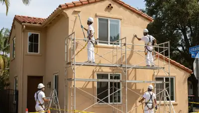 Professional painters providing interior and exterior painting services in Long Beach, CA
