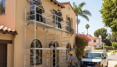 Painting contractor in Long Beach, CA providing professional interior and exterior painting services