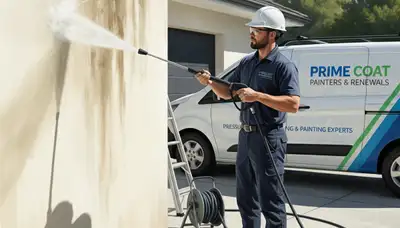 Pressure cleaning service in Long Beach, CA for exterior surfaces and curb appeal cleanup