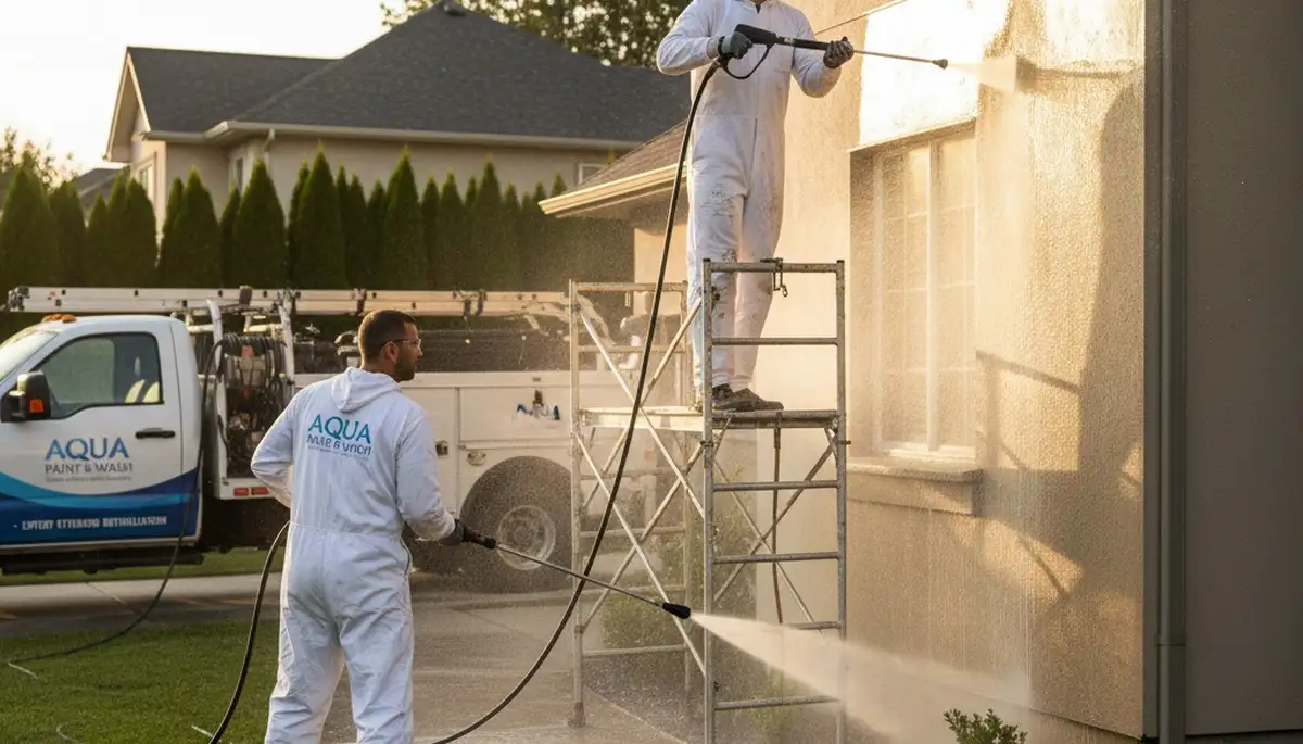 Pressure cleaning service in Long Beach, CA for exterior surfaces, removing grime and mildew
