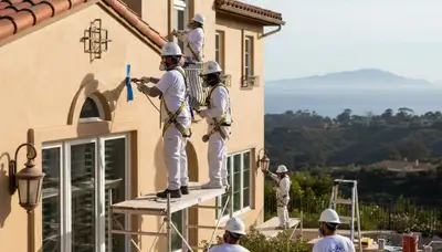 Painting contractor in Long Beach, CA providing professional interior and exterior house painting services