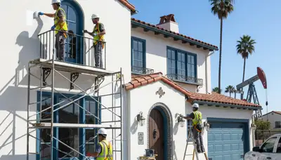 Painting contractor in Long Beach, CA providing professional interior and exterior painting services