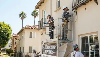 Professional painters providing interior and exterior painting services in Long Beach, CA