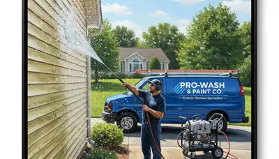 Vinyl siding pressure cleaning in Long Beach, CA for salt air and coastal grime removal