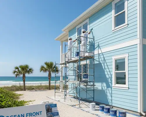 Exterior painting services for coastal homes in Long Beach, CA using weather-resistant finishes