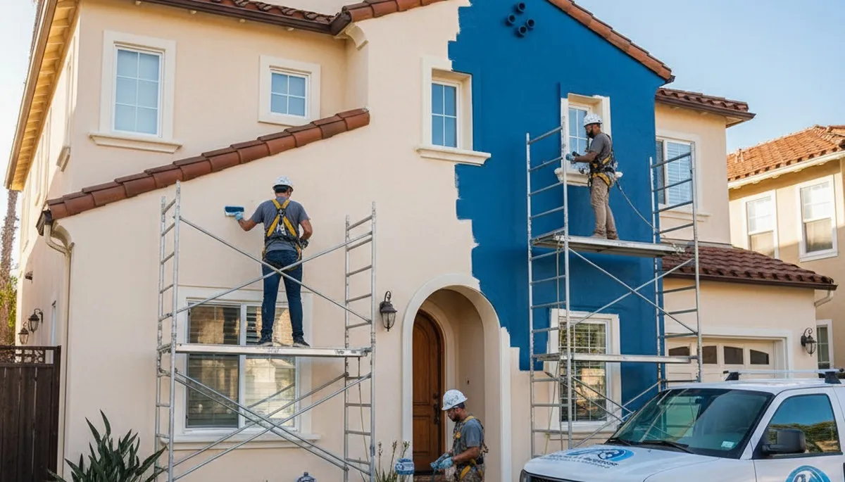 Long Beach, CA painting contractor providing professional interior and exterior painting services