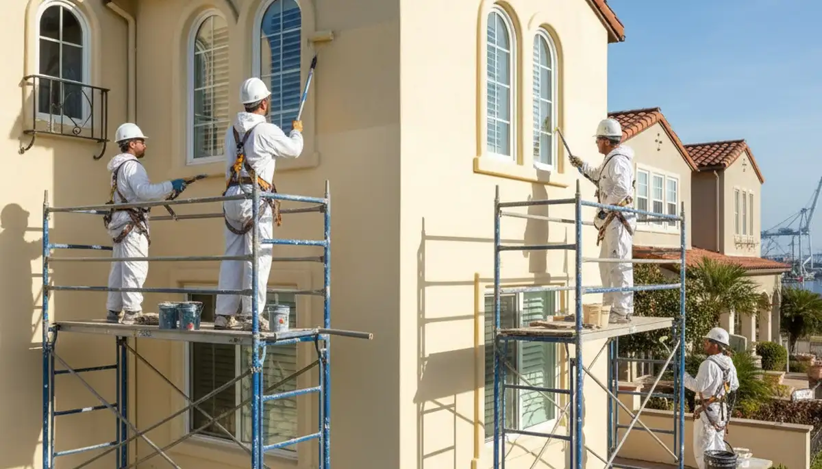 Long Beach, CA painting contractor providing professional interior and exterior painting services